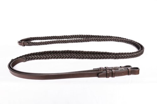 geflochtene Zügel aus Vollleder