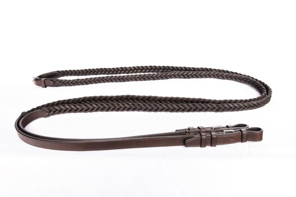 geflochtene Zügel aus Vollleder