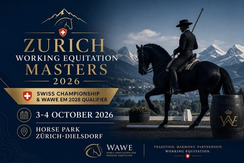 Wir sind dabei! Zurich Working Equitation Masters 2026
